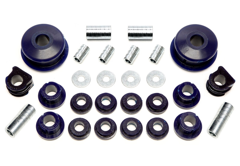Kit silentblocs polyuréthane 28 pièces / train avant avec 19 mm barre stabilisatrice / pour Audi A3 (8L)/ Seat Leon, Toledo II (1M)/ Skoda Octavia (1U)/ VW Bora, Golf IV (1J)/ New Beetle (9C/1C/1Y) — TA Technix