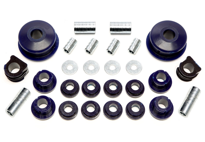 Kit silentblocs polyuréthane 28 pièces / train avant avec 21 mm barre stabilisatrice / pour Audi A3 (8L)/ Seat Leon, Toledo II (1M)/ Skoda Octavia (1U)/ VW Bora, Golf IV (1J)/ New Beetle (9C/1C/1Y) — TA Technix