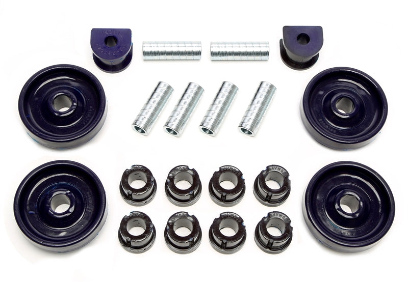 Kit silentblocs polyuréthane 20 pièces / train arrière-4WD / pour Audi A3Q (8L)/ TT-Q (8N)/ Seat Leon T4 (1M)/ Skoda Octavia 4x4 (1U)/ VW Bora 4-Motion, Golf IV 4-Motion (1J)/ New Beetle RSI (1C) — TA Technix