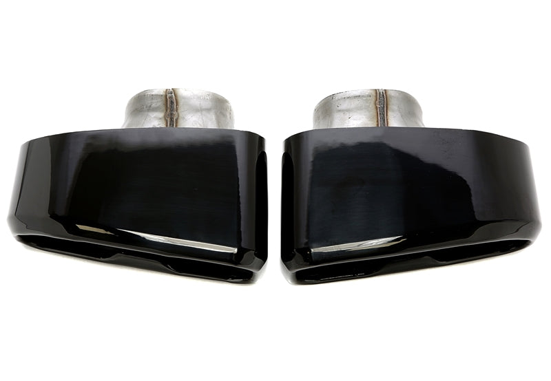 Enjoliveur d'embout zum à souder carré en noir/brillant pour BMW X3/X4 (G01,G02,G08) — TA Technix