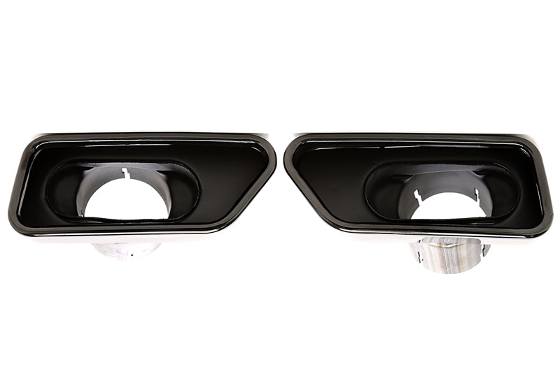 Enjoliveur d'embout à visser en noir/brillant pour BMW 5er Série (F10) — TA Technix