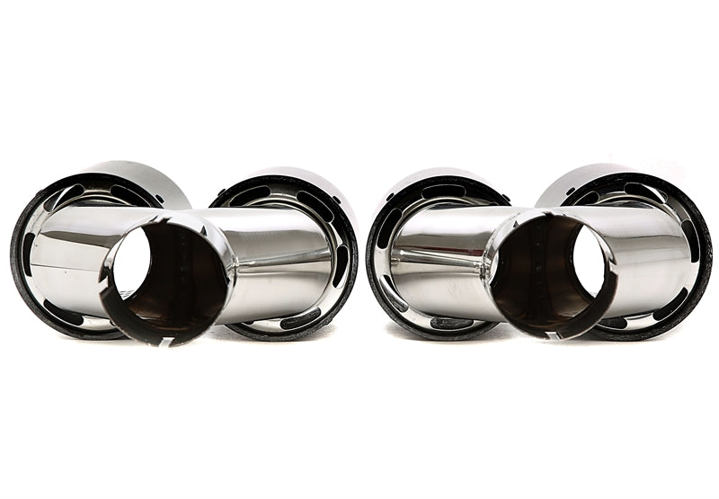 Embout d'échappement inox à visser in chrome/brillant pour BMW 5er Série (F10, F11), 6er Série (F12, F13) — TA Technix