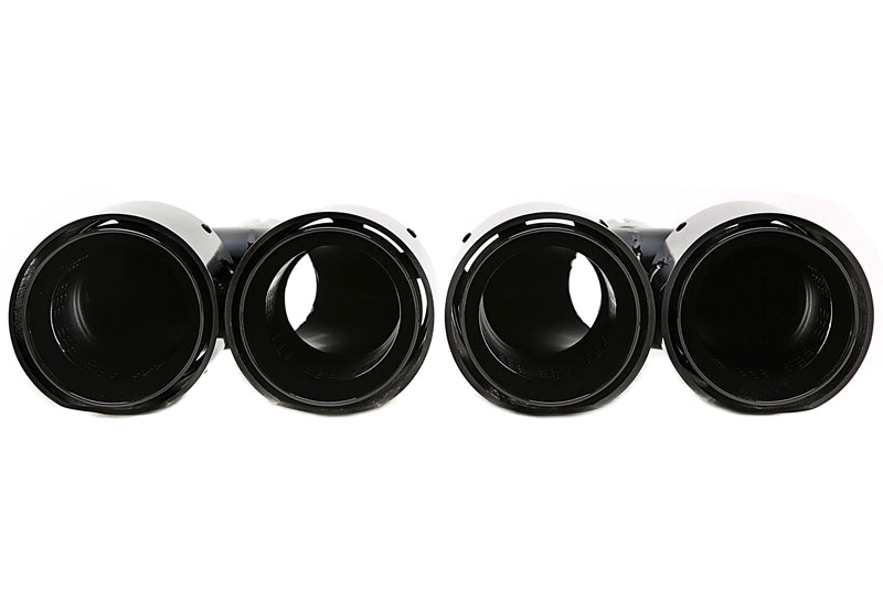 Enjoliveur d'embout à visser en noir/brillant pour BMW 5er Série (F10, F11), 6er Série (F12, F13) — TA Technix