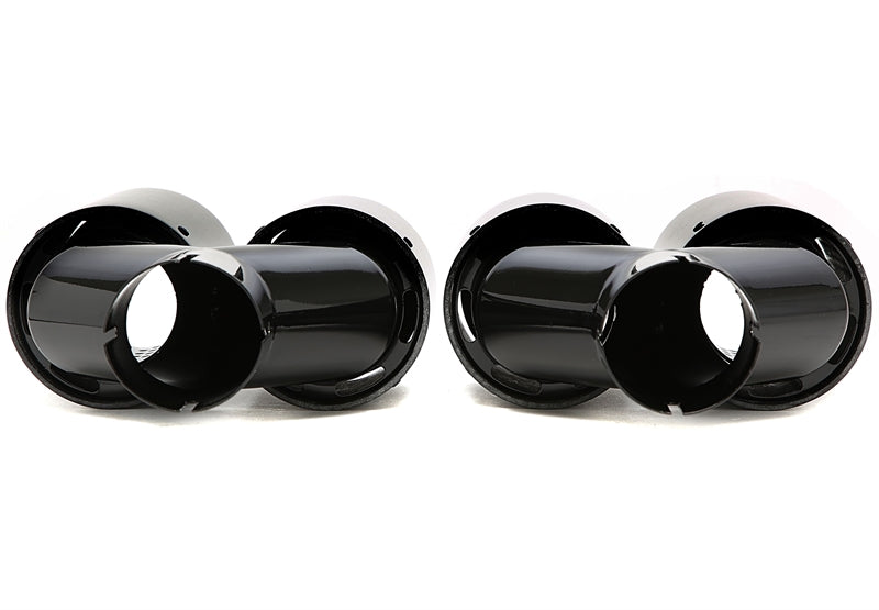 Enjoliveur d'embout à visser en noir/brillant pour BMW 5er Série (F10, F11), 6er Série (F12, F13) — TA Technix