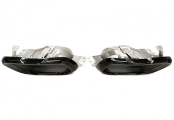 Screw-on end piece trim in black/glossy for BMW X5-X7 Series (G05/G06/G07) — TA Technix