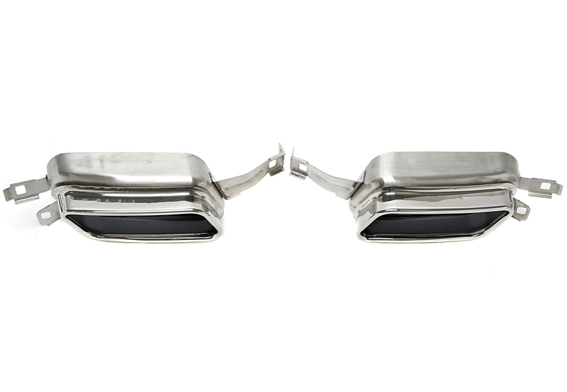 Enjoliveur d'embout à visser "double port" en chromé/brillant pour BMW 7er Série (F01) — TA Technix