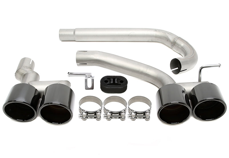 Enjoliveur d'embout à visser "double design" en chromé/brillant pour BMW 3er Série (F30, F31) — TA Technix