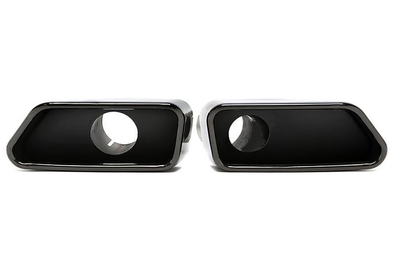 Enjoliveur d'embout à visser "simple design" en chromé/brillant pour BMW 5er Série (F10) — TA Technix