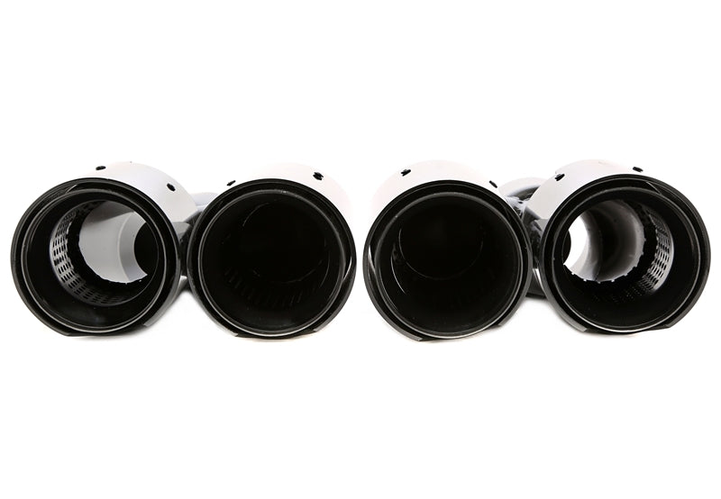 Enjoliveur d'embout à visser "double design" en noir/brillant pour BMW 5er Série (G30, G31) — TA Technix