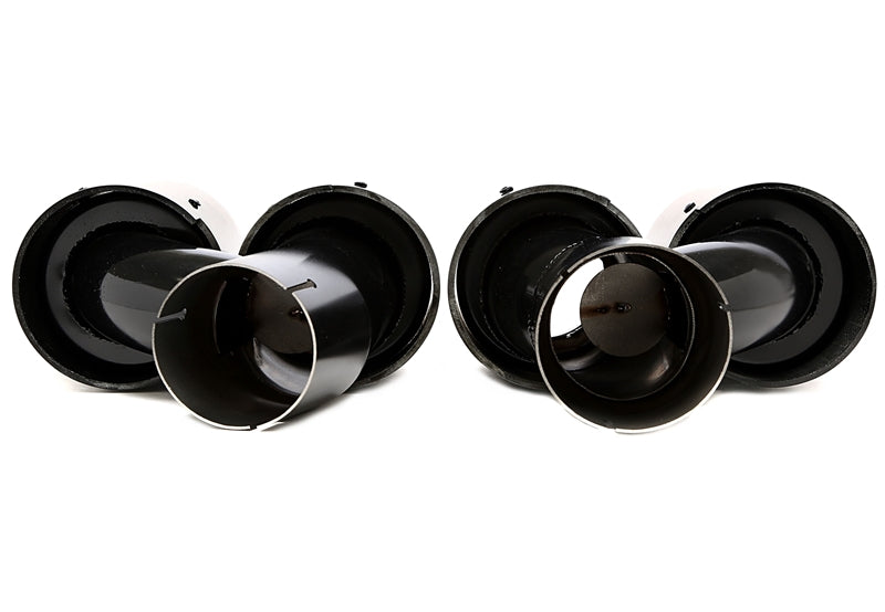 Enjoliveur d'embout à visser "double design" en noir/brillant pour BMW 5er Série (G30, G31) — TA Technix