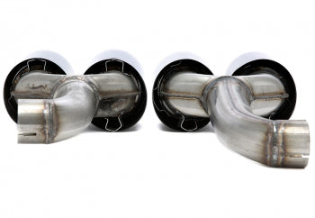 “Double design lang” chromen/glanzende opschroefbare eindstuk-sierlijst voor BMW X3-serie (G01) — TA Technix