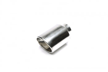 Terminale di scarico universale in acciaio inox 100 × 110 mm ovale / con bordo arrotolato / smussato — TA Technix