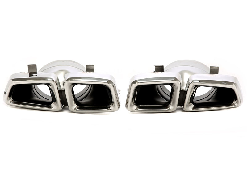 Enjoliveur d'embout à visser "double design" en chromé/brillant pour Mercedes Benz ML-Klasse (W166) — TA Technix