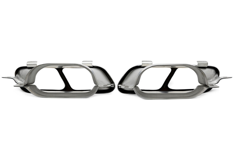 Enjoliveur d'embout à visser "double design" en chromé/brillant pour Mercedes Benz A-Klasse (W176) — TA Technix