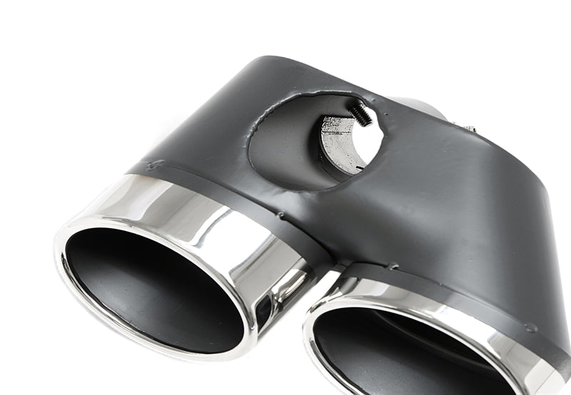 Enjoliveur d'embout à visser "double design" en chromé/brillant pour Mercedes Benz S-Klasse (W220) — TA Technix