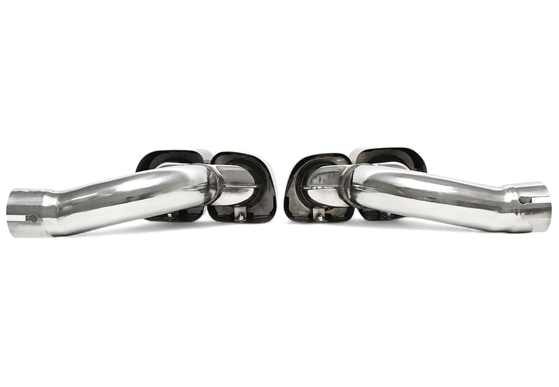 Enjoliveur d'embout à visser "double design" en noir/brillant pour Porsche Cayenne (9Y0) — TA Technix