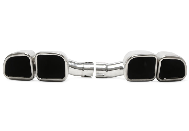 Enjoliveur d'embout à visser "double design brossé" pour Porsche Cayenne (9Y0) — TA Technix