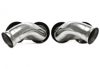 Enjoliveur d'embout à visser "double design" en chromé/brillant pour Porsche Cayenne (958.2) — TA Technix