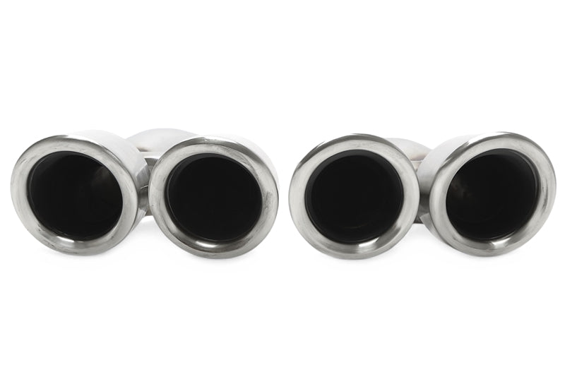Enjoliveur d'embout à visser "double design brossé" pour Porsche Cayenne (958.2) — TA Technix