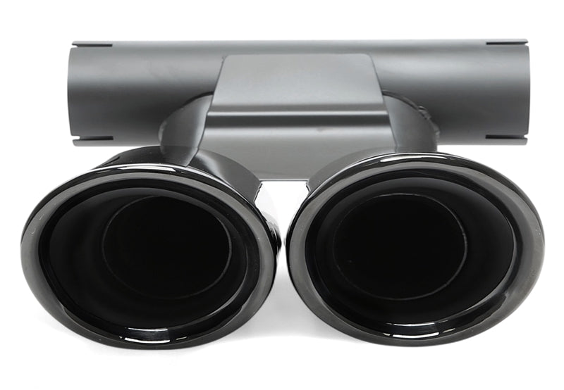 Enjoliveur d'embout à visser "double design" en noir/brillant pour Porsche Boxster/Cayman (981, 987) — TA Technix