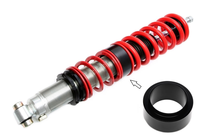 Schwarzer Alu Zwischenfederteller hauteur 30 mm — TA Technix