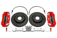 Kit de freinage 6 pistons 280mmx22 mm/kit d'évolution pour train avant Smart type 453 — étriers rouges — TA Technix