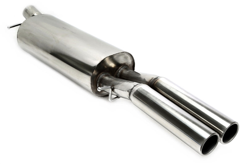 Silencieux arrière 2 × 76 mm rond/à bord roulé aus Ligne d'échappement inox EVOA4A-xx — TA Technix