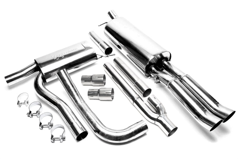Ligne d'échappement inox 2 × 76 mm DTM pour Audi A4 berline, -Avant, Typ B5 — TA Technix