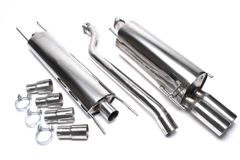 Ligne d'échappement inox 2 × 76 mm pour Opel Astra G-CC, Typ T98 — TA Technix
