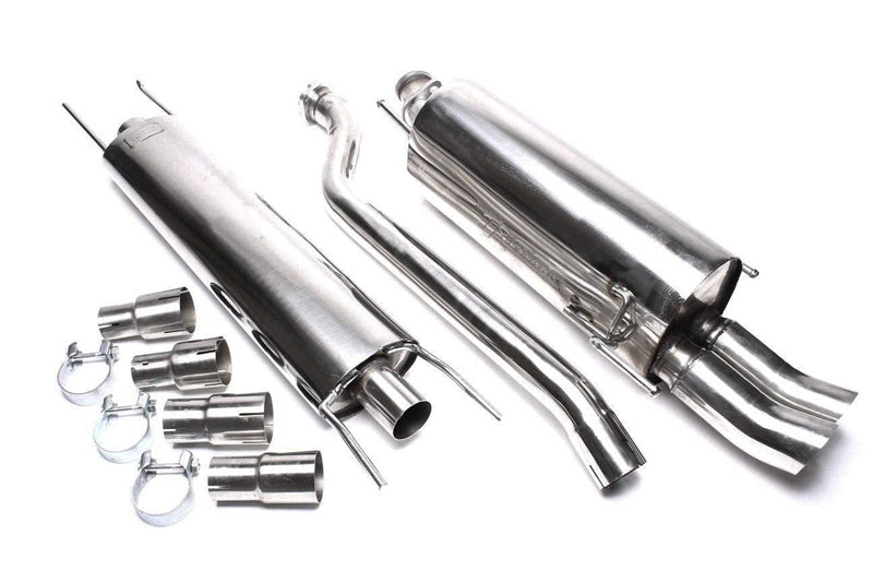 Ligne d'échappement inox 2 × 76 mm DTM pour Opel Astra G-CC, Typ T98 — TA Technix