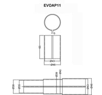 Adaptateur de raccord d'échappement 42 mm — TA Technix