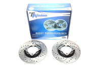 Jeu de disques de frein sport train avant pour Hyundai Pony / Mitsubishi Colt I / Lancer F II — TA Technix