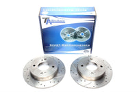 Jeu de disques de frein sport train avant pour Nissan Primera Traveller — TA Technix
