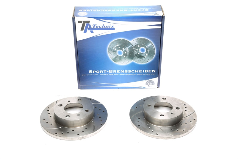 Jeu de disques de frein sport train avant pour Mitsubishi Colt IV / Lancer V / Proton Wira — TA Technix