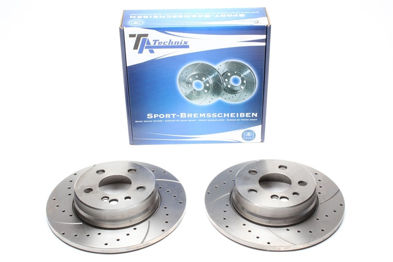 Jeu de disques de frein sport train arrière pour Mercedes Benz S-Klasse W140 — TA Technix