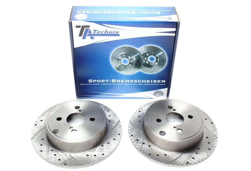 Jeu de disques de frein sport train arrière pour Toyota Corolla / Corolla Stufenheck / Corolla Combi — TA Technix