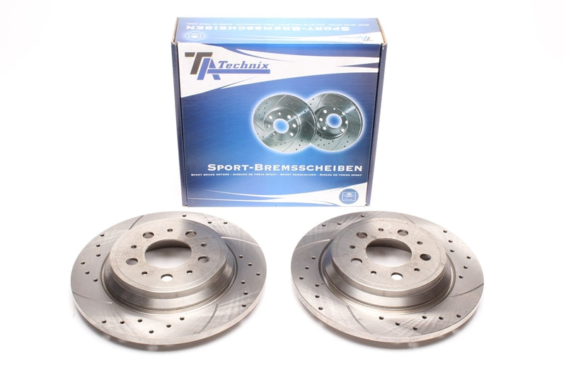 Jeu de disques de frein sport train arrière pour Volvo S70/ V70 / XC70 — TA Technix