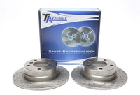 Jeu de disques de frein sport train arrière pour BMW 116i/118i E81 / F20 — TA Technix