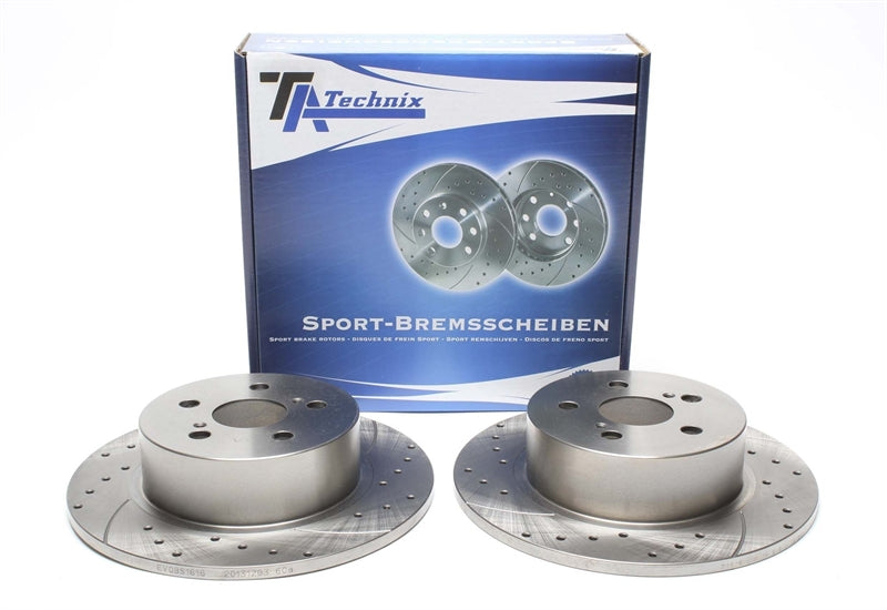 Jeu de disques de frein sport train arrière pour Toyota Avensis — TA Technix