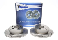 Jeu de disques de frein sport train arrière pour Toyota Avensis — TA Technix
