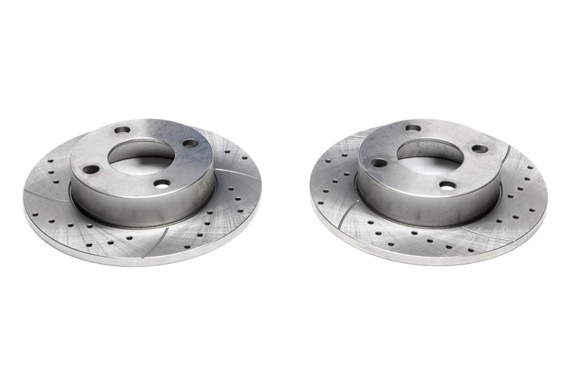 Jeu de disques de frein sport train arrière pour Audi 100 type 44Q 1.8l Quattro — TA Technix