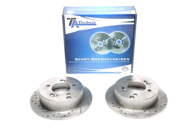 Jeu de disques de frein sport train arrière pour Hyundai XG / Sonata V / Tucson / Kia Magentis / Sportage — TA Technix