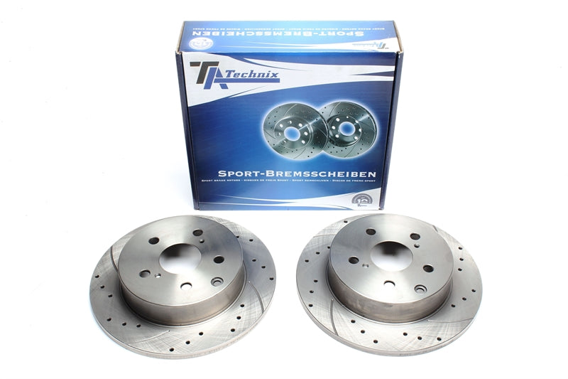 Jeu de disques de frein sport train arrière pour Toyota RAV 4 III + IV — TA Technix
