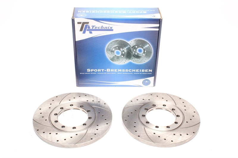Jeu de disques de frein sport train arrière pour Ford Transit Bus/ fourgon/ plateau — TA Technix