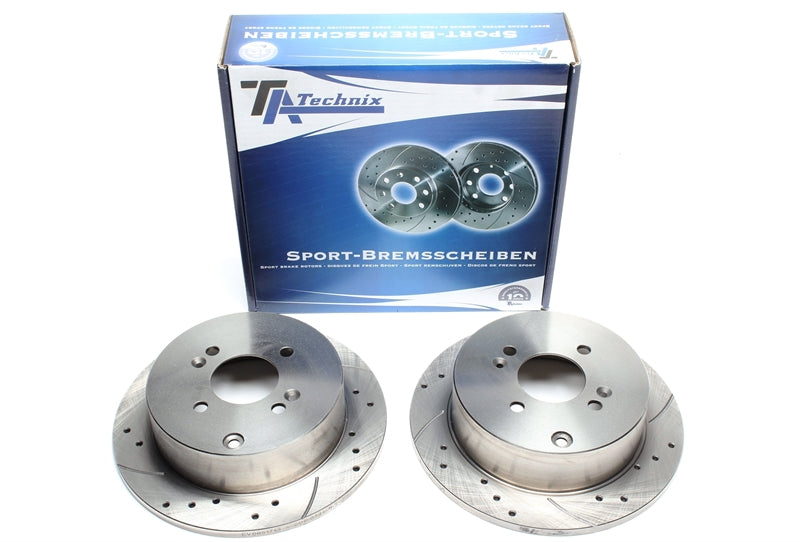 Jeu de disques de frein sport train arrière pour Hyundai Accent/Stufenheck III / Getz / i20 / Kia Rio/Stufenheck II — TA Technix