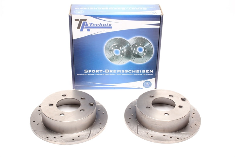 Jeu de disques de frein sport train arrière pour Mitsubishi Lancer Sportback / Lancer Stufenheck — TA Technix
