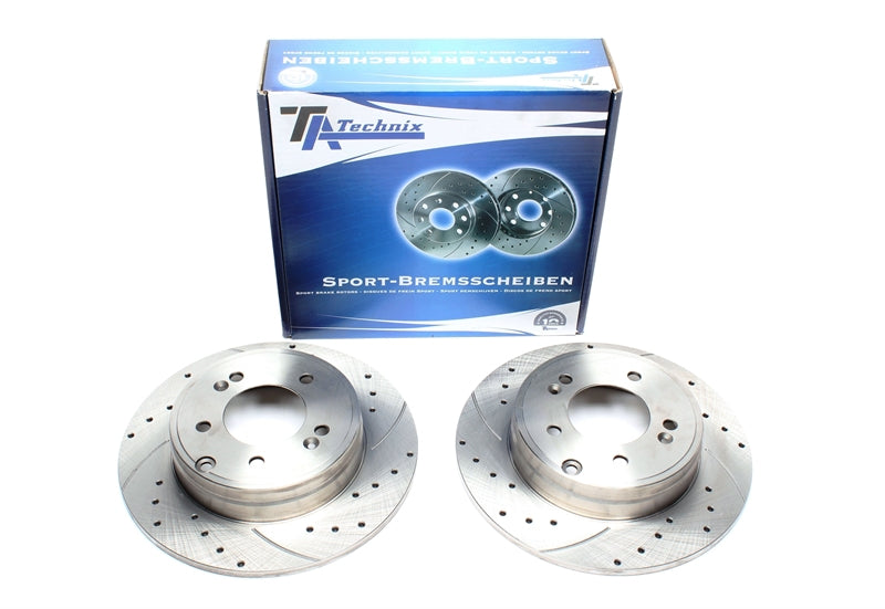 Jeu de disques de frein sport train arrière pour Hyundai Grandeur / Sonata V / Kia Optima — TA Technix