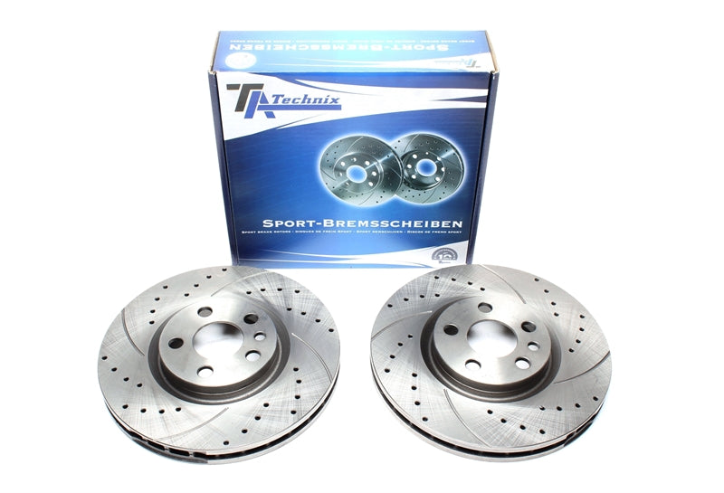 Jeu de disques de frein sport train avant pour Citroën C8 / Jumpy/fourgon/plateau / Fiat Scudo / Ulysse / Lancia Phedra / Peugeot Expert / Expert fourgon / Expert plateau / 807 — TA Technix