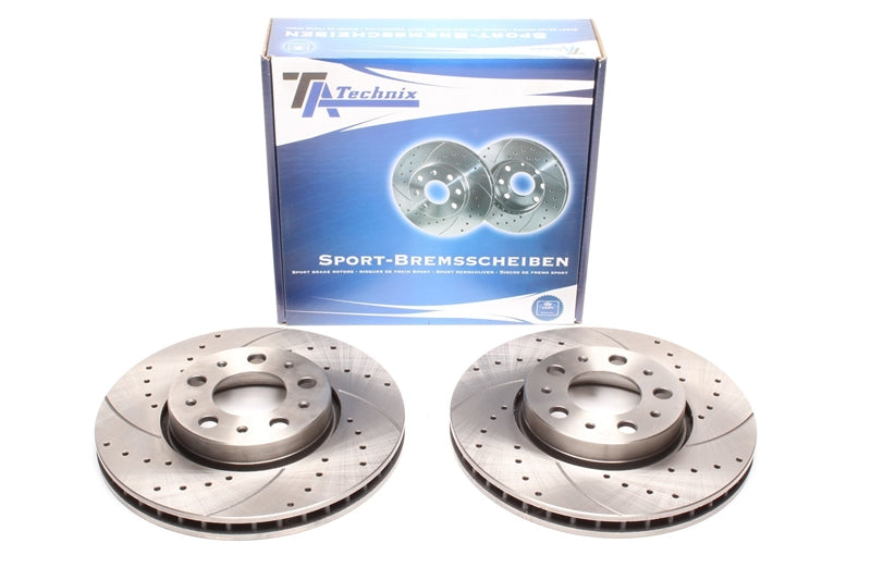 Jeu de disques de frein sport train avant pour Volvo S60 I/ S80 I/ V70 II/ XC 70 Cross Country — TA Technix