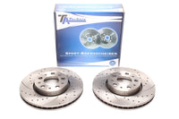 Jeu de disques de frein sport train avant pour Volvo S60 I/ S80 I/ V70 II/ XC 70 Cross Country — TA Technix